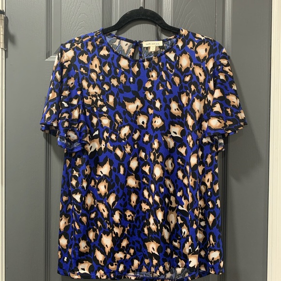 Faith and Joy Tops - Animal Print Blouse